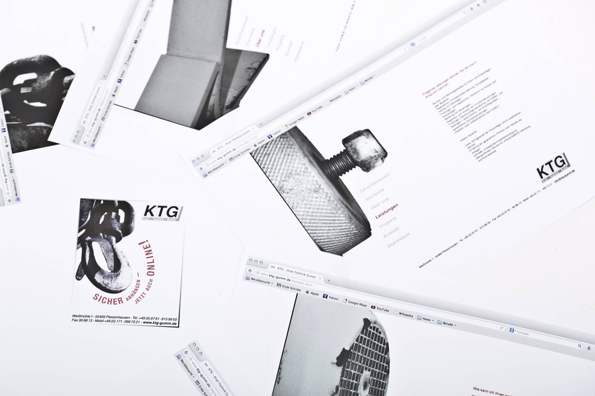 Türanhänger als Imageflyer für ein Immobilien Management Unternehmen
